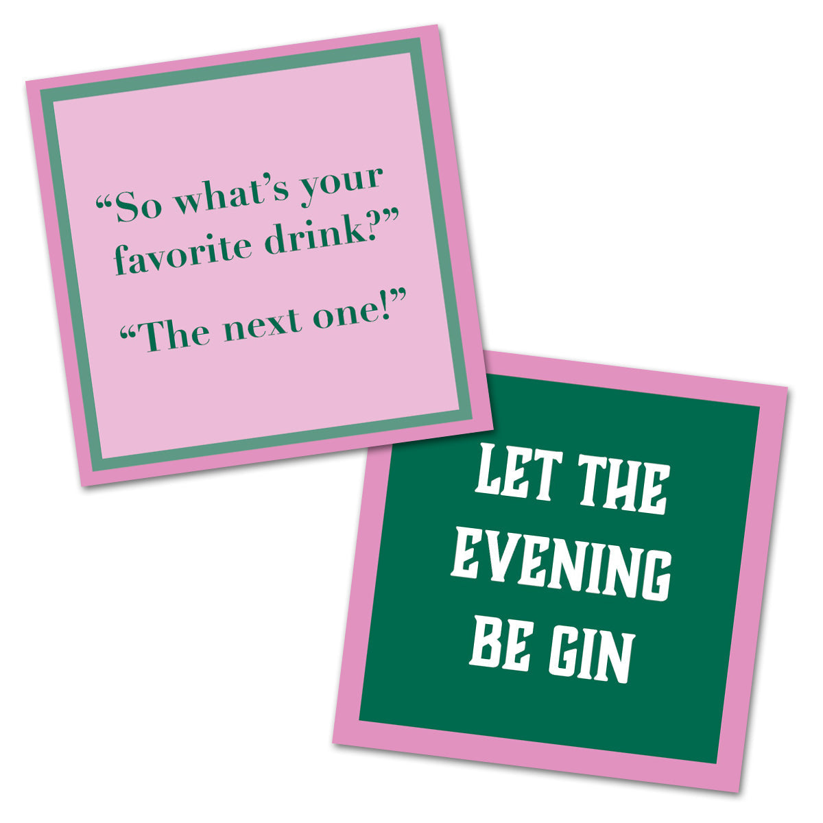 Favorite Drink? - Double the Fun Cocktail Napkins