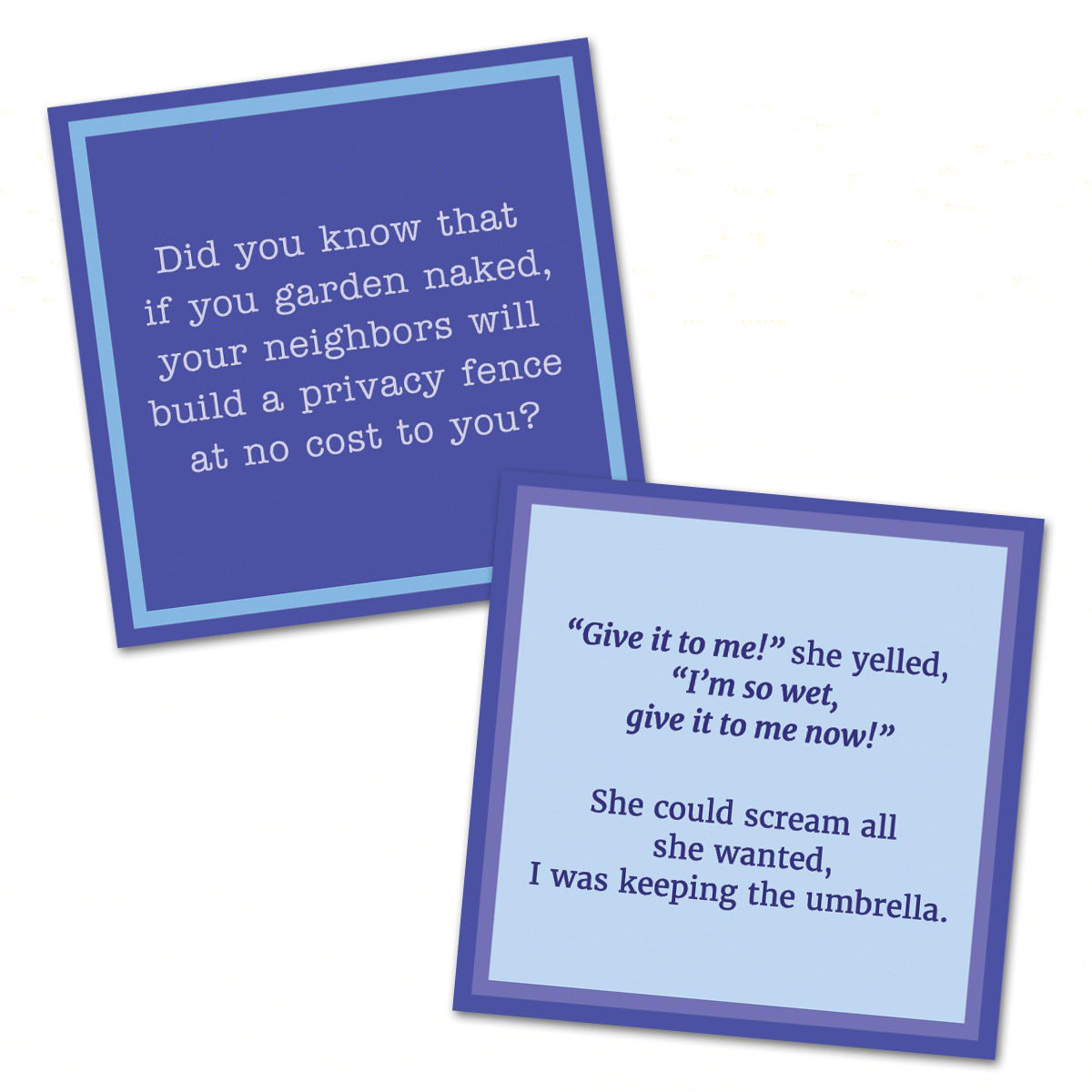 Privacy Fence - Double the Fun Cocktail Napkins