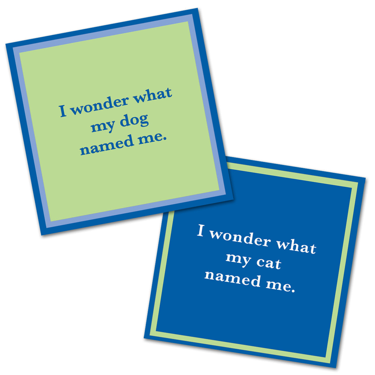 My Dog Named Me - Double the Fun Cocktail Napkins