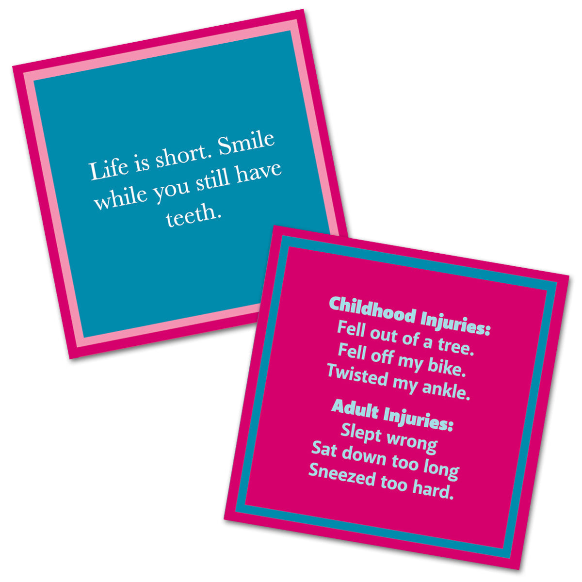 Life Is Short - Double the Fun Cocktail Napkins