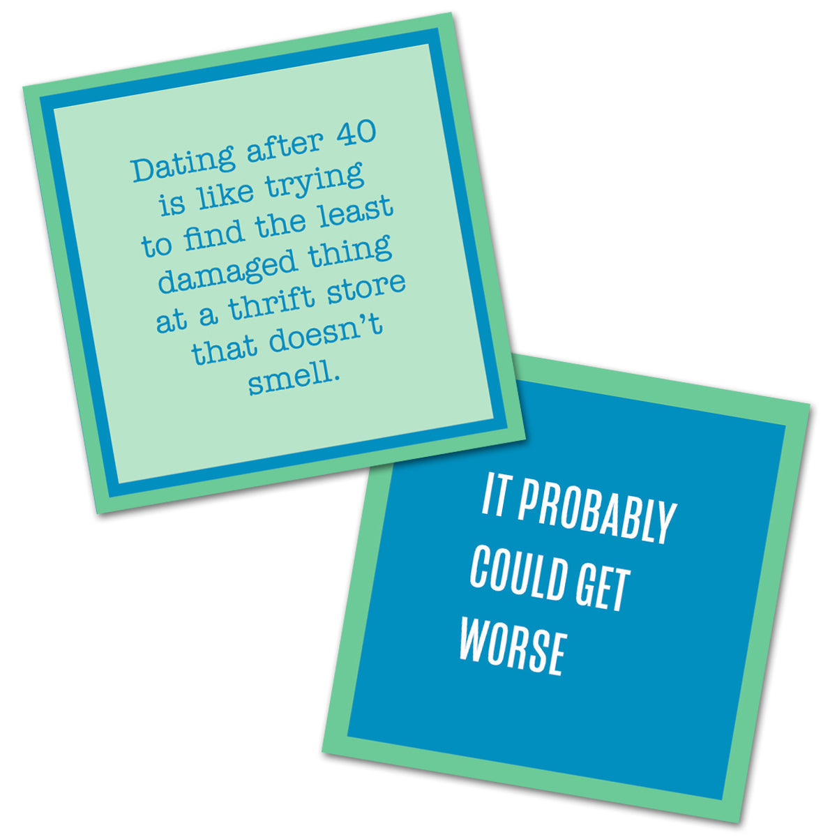 Dating After 40 - Double the Fun Cocktail Napkins