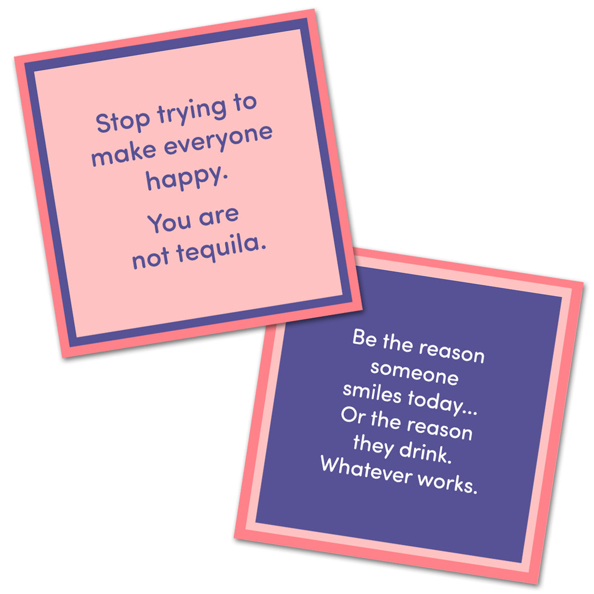 Stop Trying - Double the Fun Cocktail Napkins