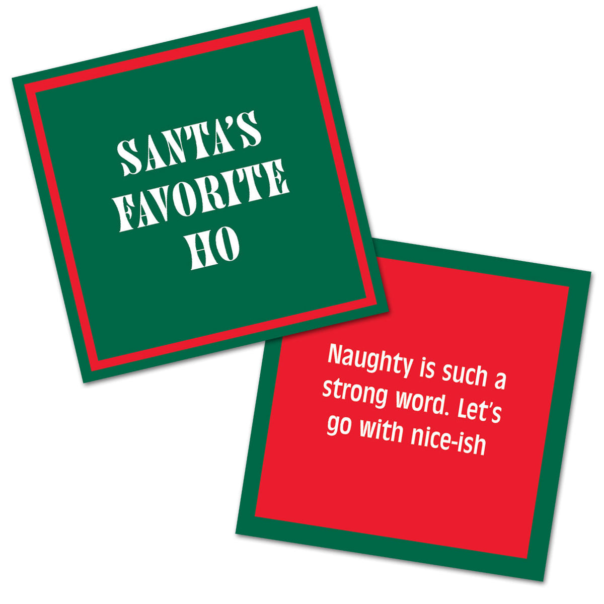 Niceish - Double the Fun Christmas Cocktail Napkins