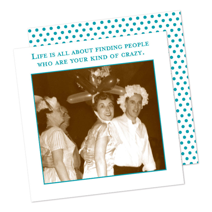 Your Kind of Crazy Funny Cocktail Napkins