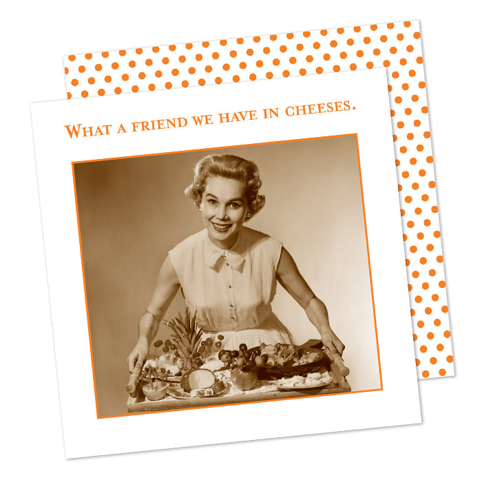 Friend in Cheeses Funny Cocktail Napkins