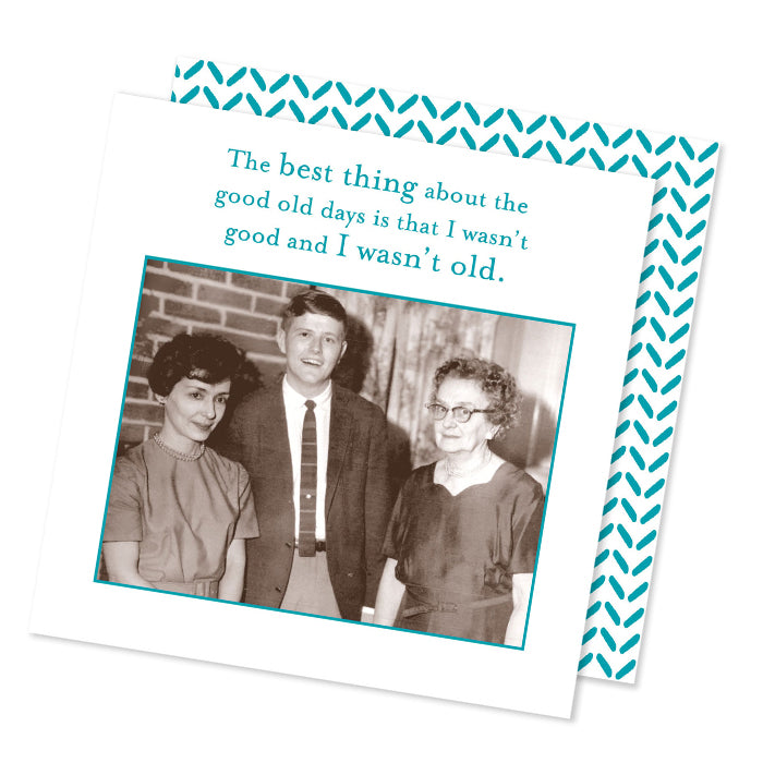 Good Old Days Funny Cocktail Napkins