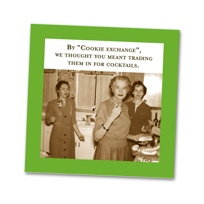 Cookie Exchange Funny Cocktail Napkins