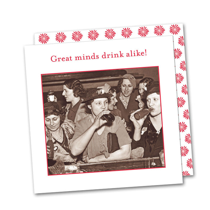 Great Minds, Funny Cocktail Napkins