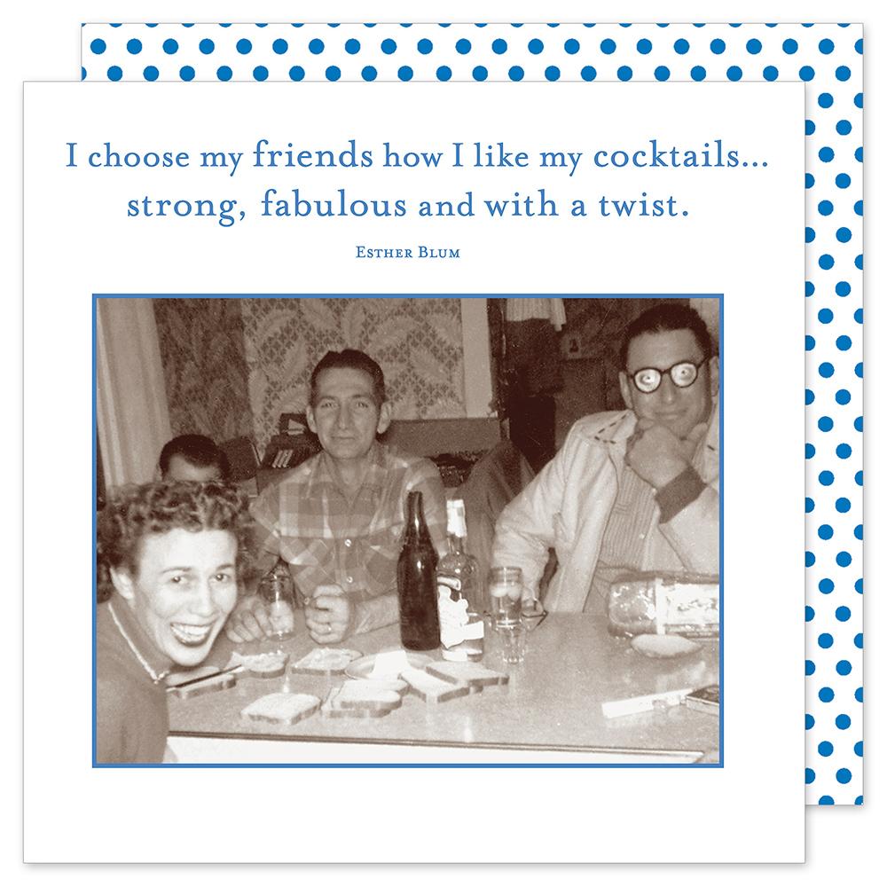 With A Twist, Funny Cocktail Napkins