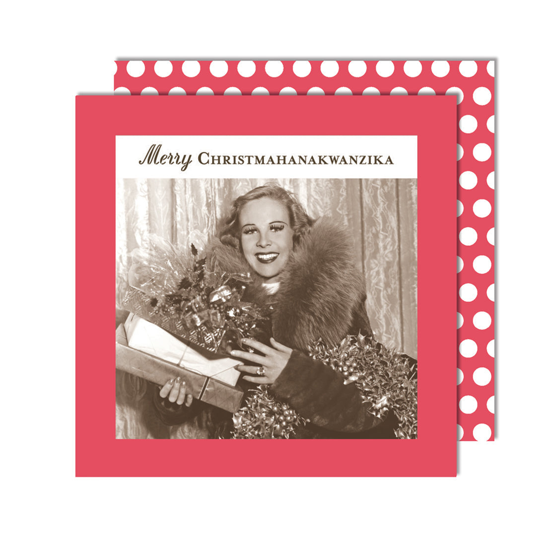 Christmahanakwanzika Funny Holiday Cocktail Napkins