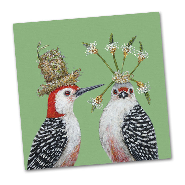 First Date Birds Paper Luncheon Napkins by Vicki Sawyer