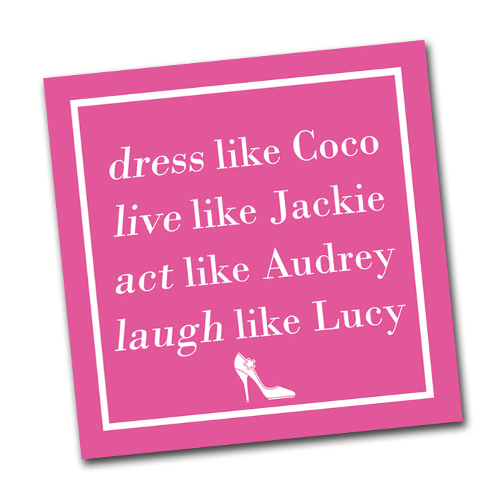 Dress Like Coco Funny Cocktail Napkins