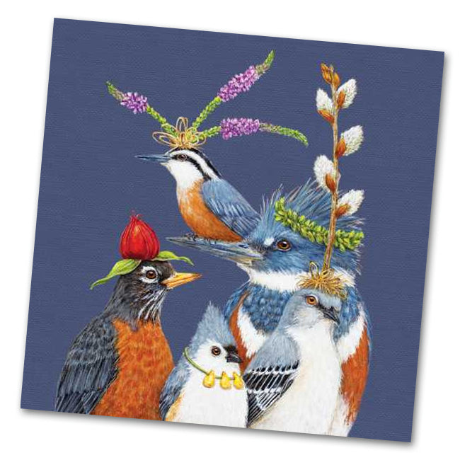 Party Friends Luncheon Napkins by Vicki Sawyer