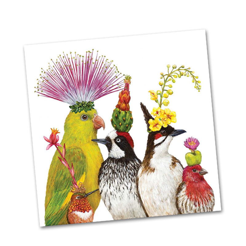 The Entourage by Vickie Sawyer Beverage Napkins
