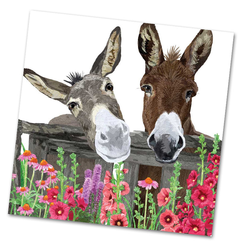 Peanut Butter and Jelly Donkey Luncheon Napkins
