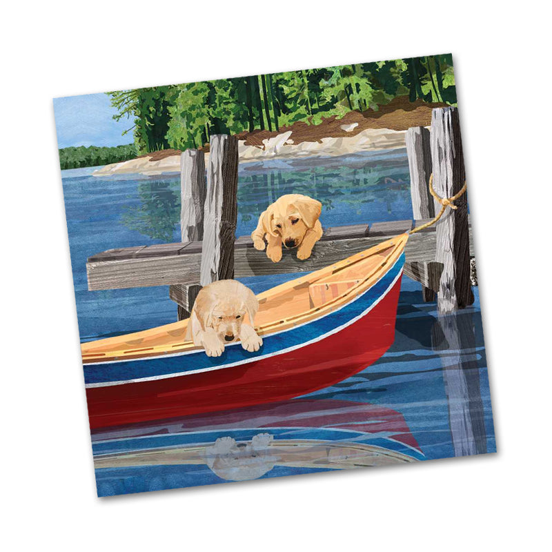 Lakeside Puppies Beverage Napkins