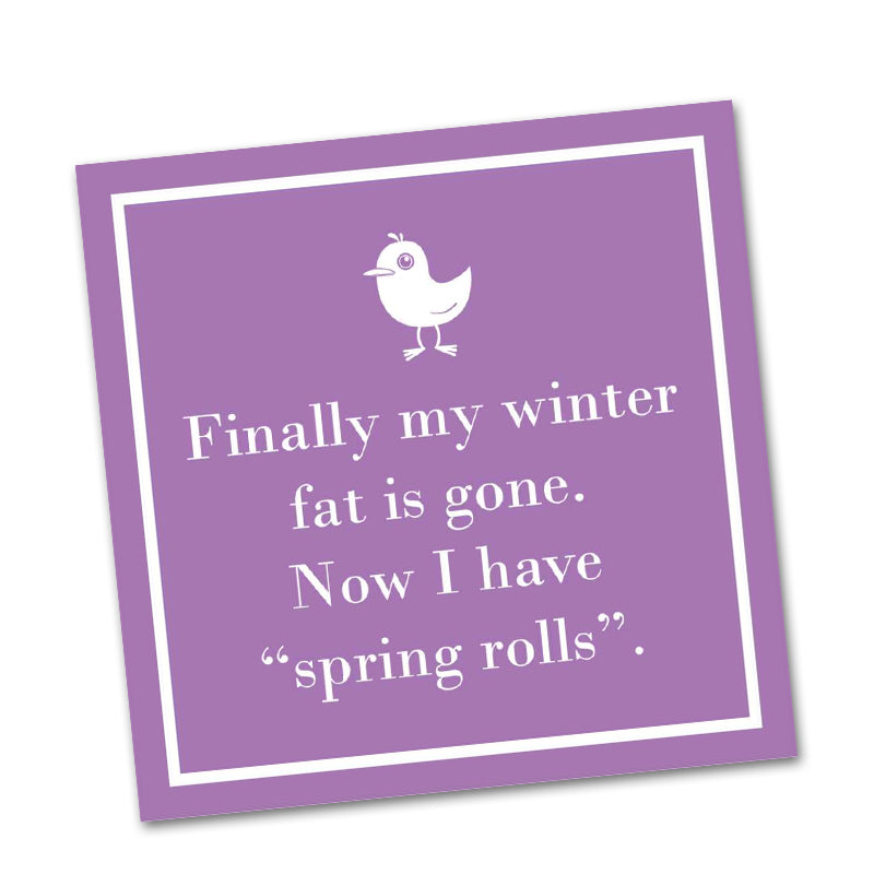 Spring Rolls, Funny Cocktail Napkins