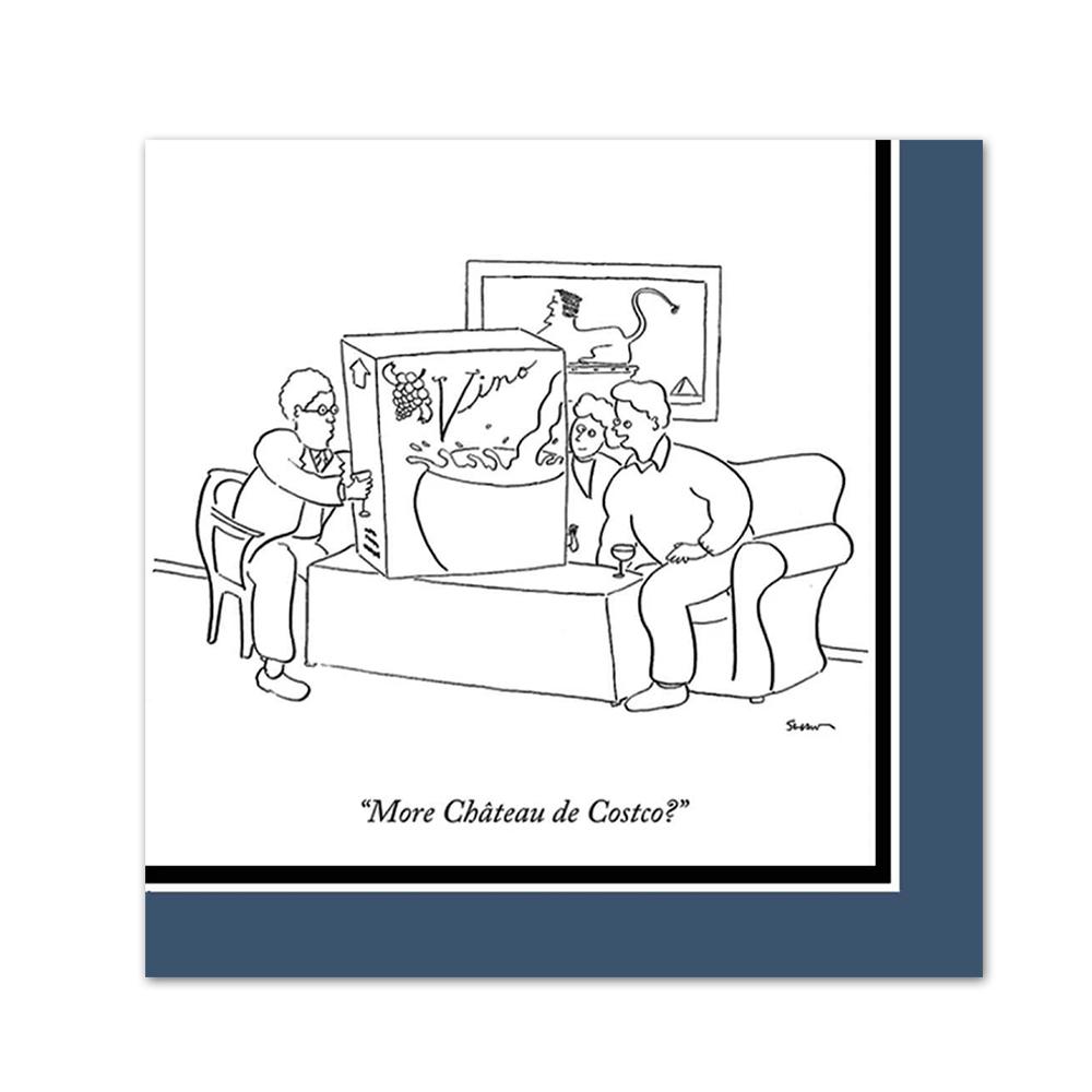 More Chateau de Costco? Funny Cocktail Napkins