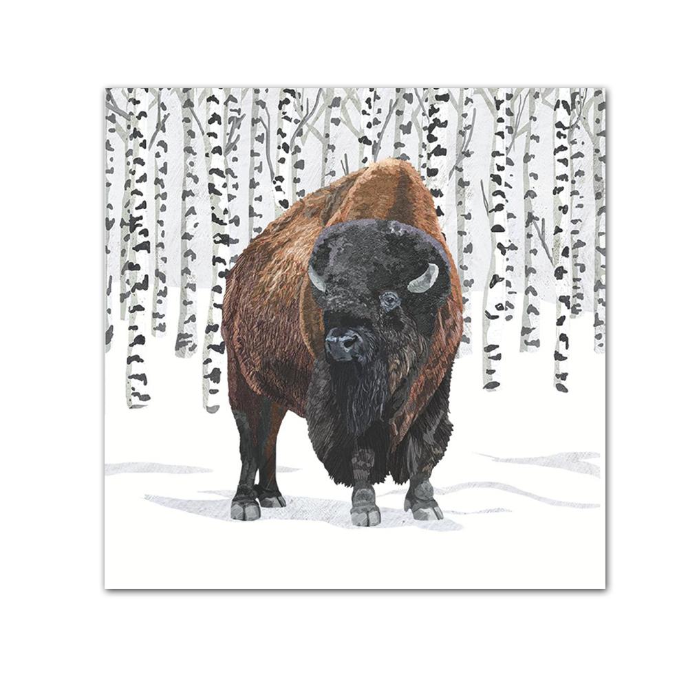 Wilderness Buffalo Paper Beverage Napkins