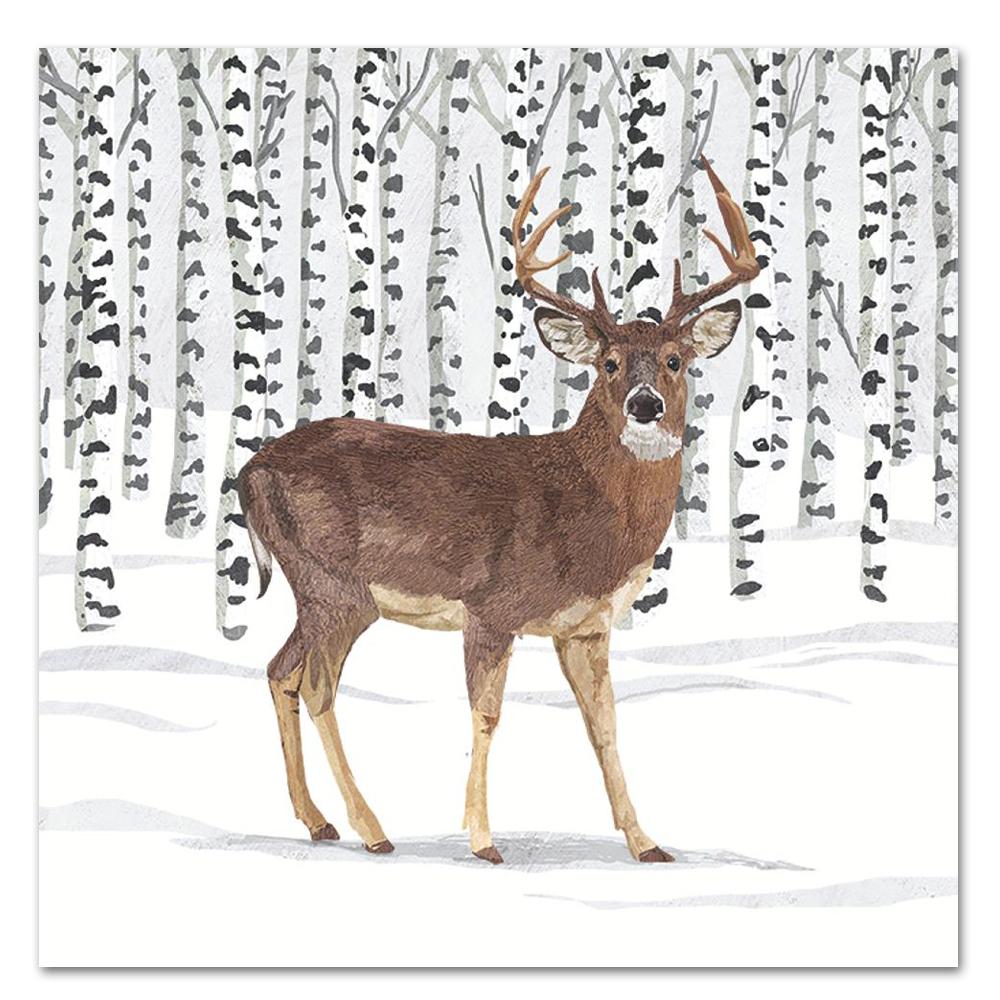 Wilderness Stag Paper Luncheon Napkins