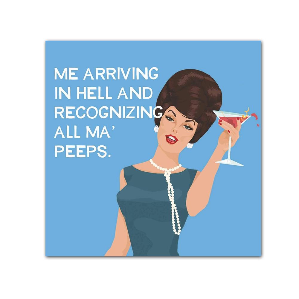 Ma' Peeps Funny Cocktail Napkins by Blunt