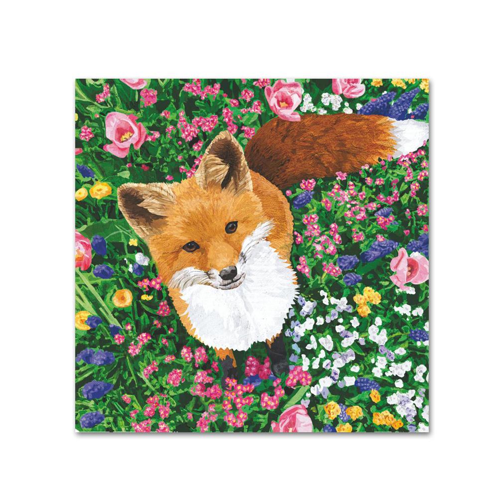 Garden Fox Paper Beverage Napkins