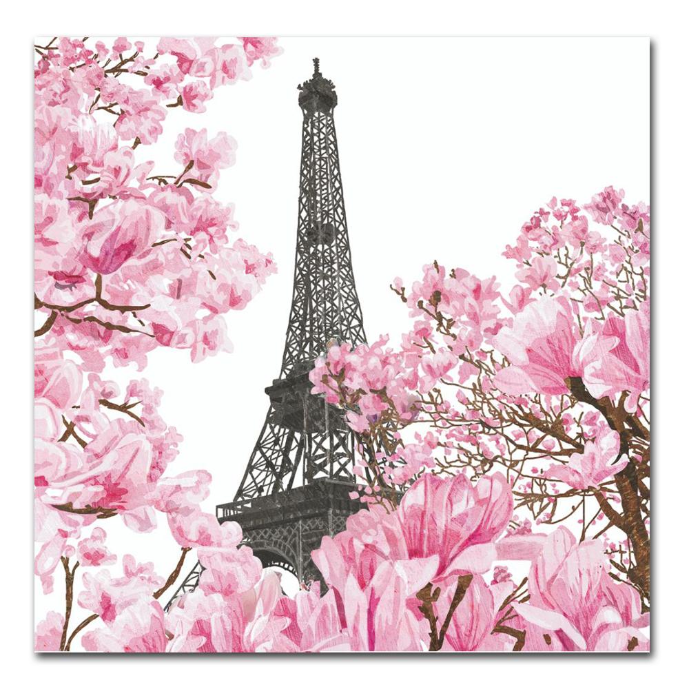 April in Paris Paper Luncheon Napkins