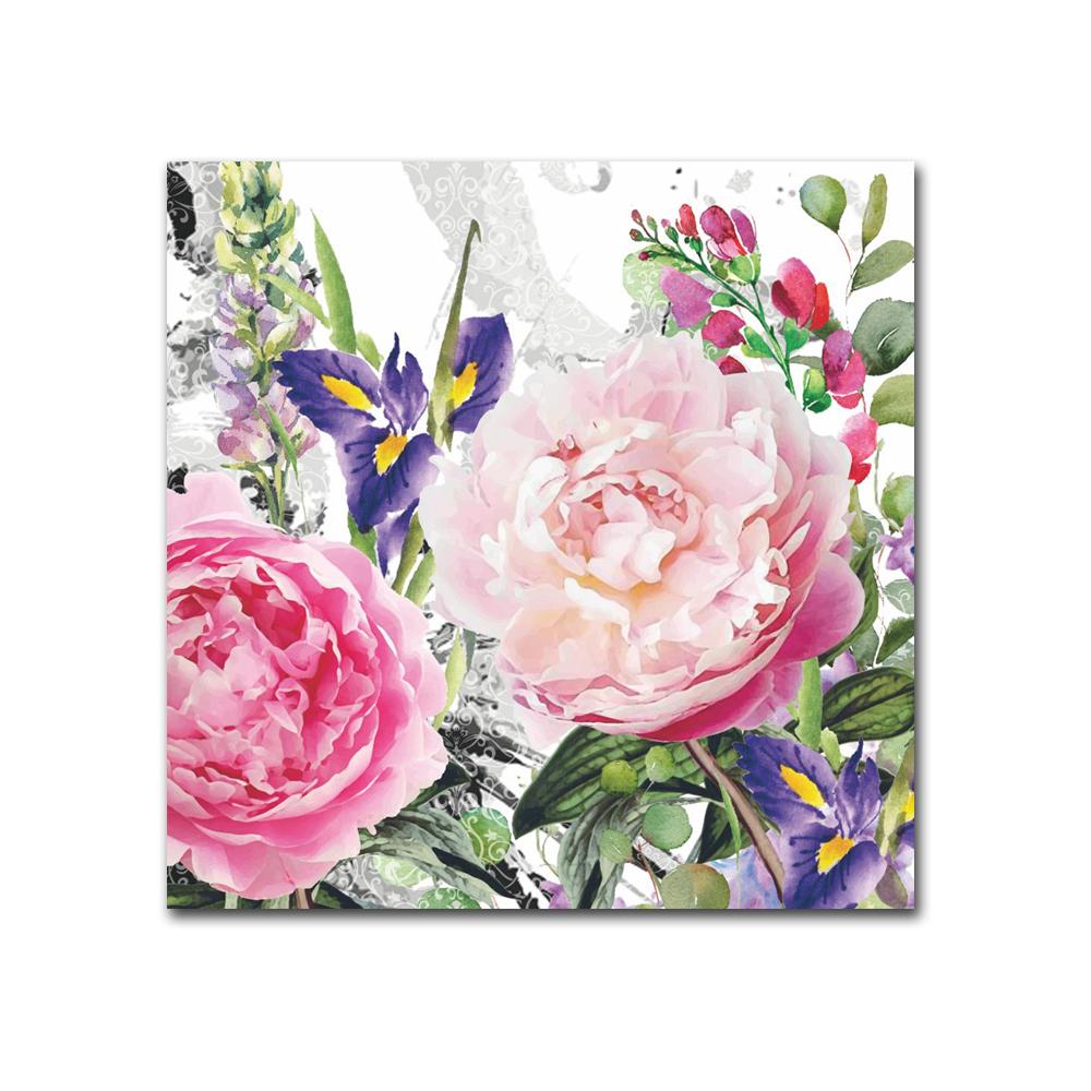 Jardin des Roses Paper Beverage Napkins