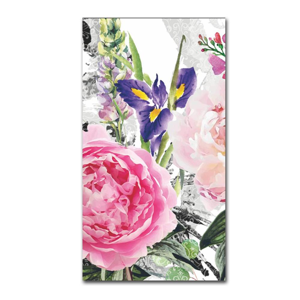 Jardin des Roses Paper Guest Towels - Buffet Napkins