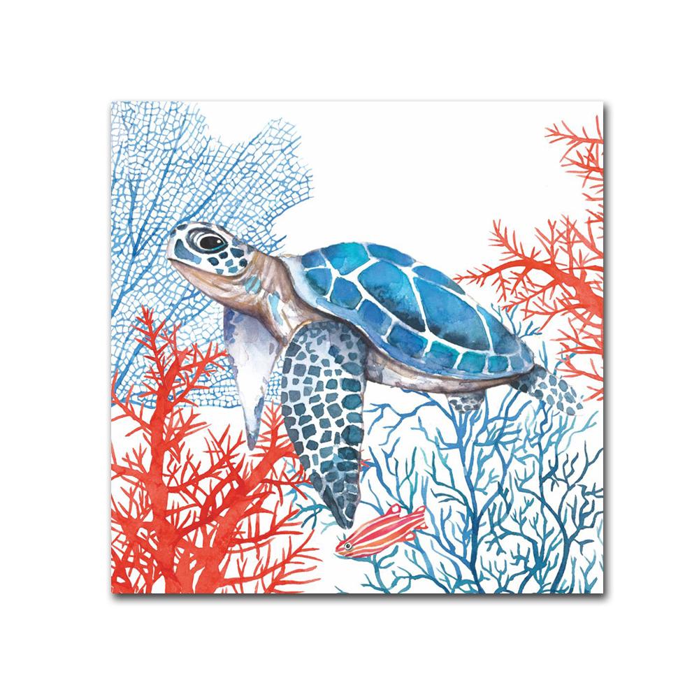 Sea Turtle Paper Beverage Napkins