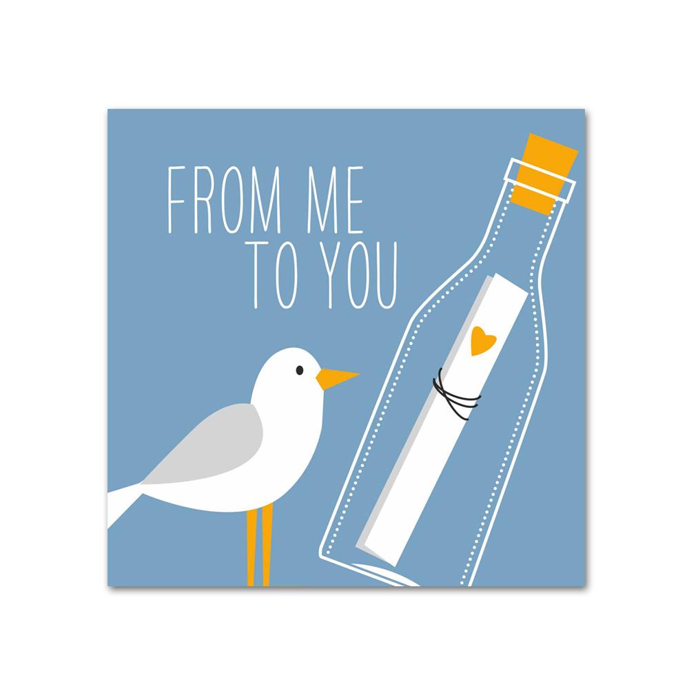 From Me to You Beach Paper Beverage Napkins