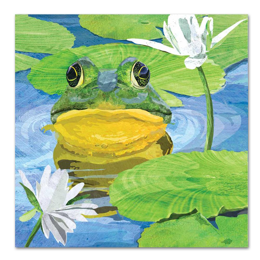 Lily Frog Paper Luncheon Napkins