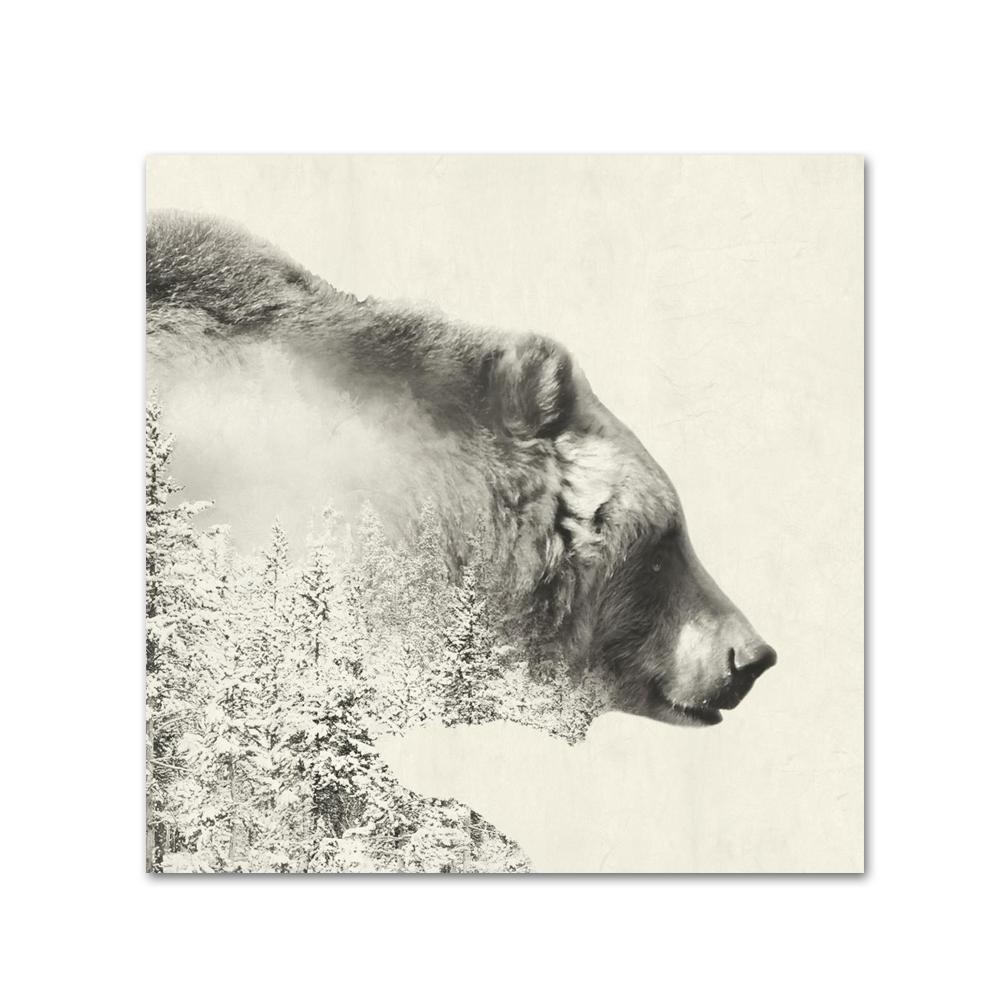 Majestic Bear Paper Beverage Napkins