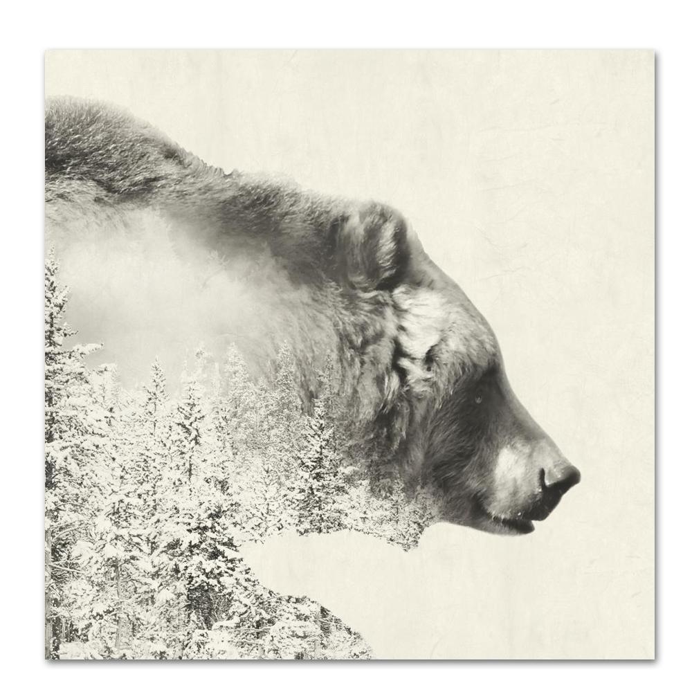Majestic Bear Paper Luncheon Napkins