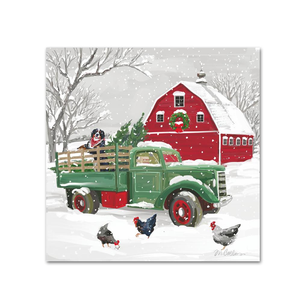 Noah's Green Truck Holiday Beverage Napkins