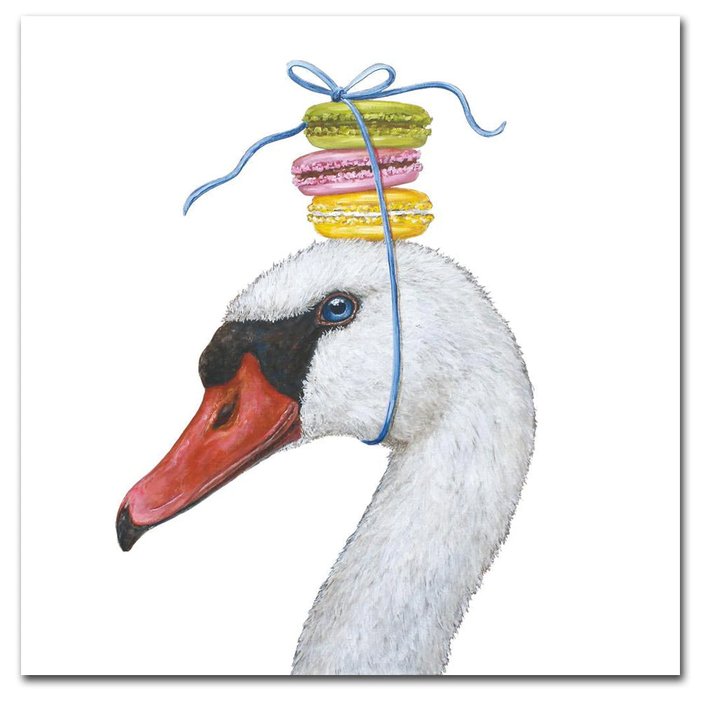 Giselle the Swan Paper Luncheon Napkins