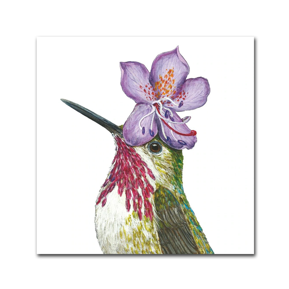 Pat the Hummingbird Paper Beverage Napkins