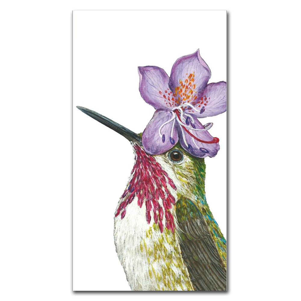 Pat the Hummingbird Paper Guest Towels - Buffet Napkins