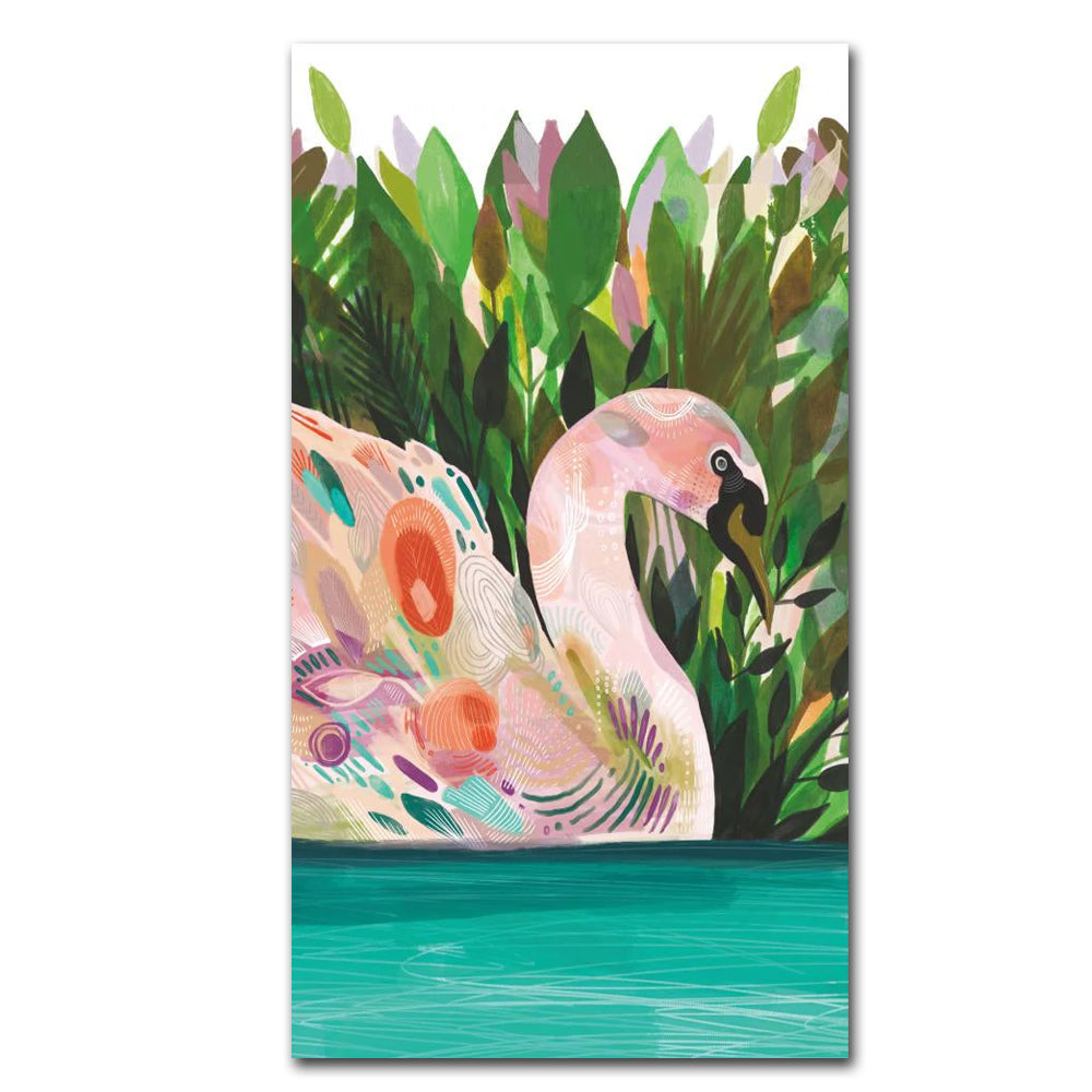 Swan Song Paper Guest Towels - Buffet Napkins