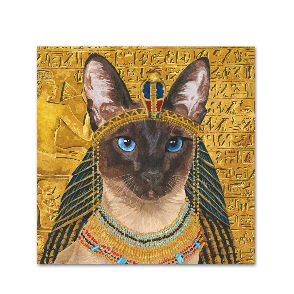 Cleopatra Cat Paper Beveraage Napkins