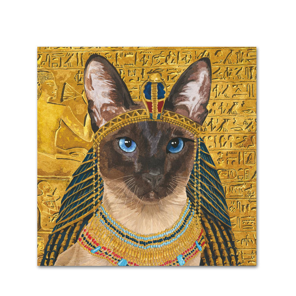 Cleopatra Cat Paper Beveraage Napkins