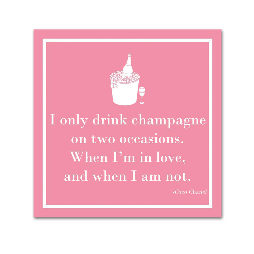 Two Occasions Funny Cocktail Napkins