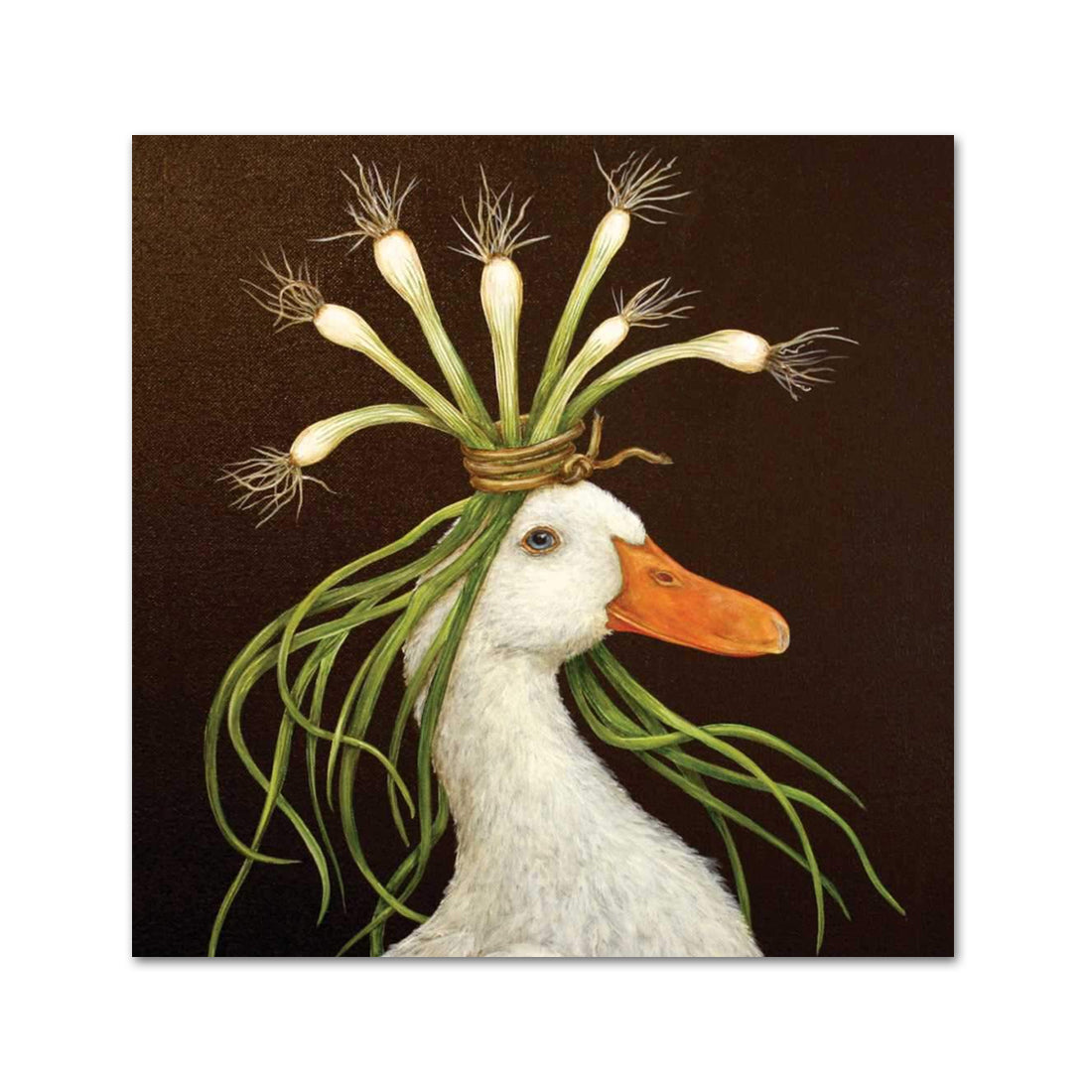 Miranda the Duck Beverage Napkins by Vicki Sawyer