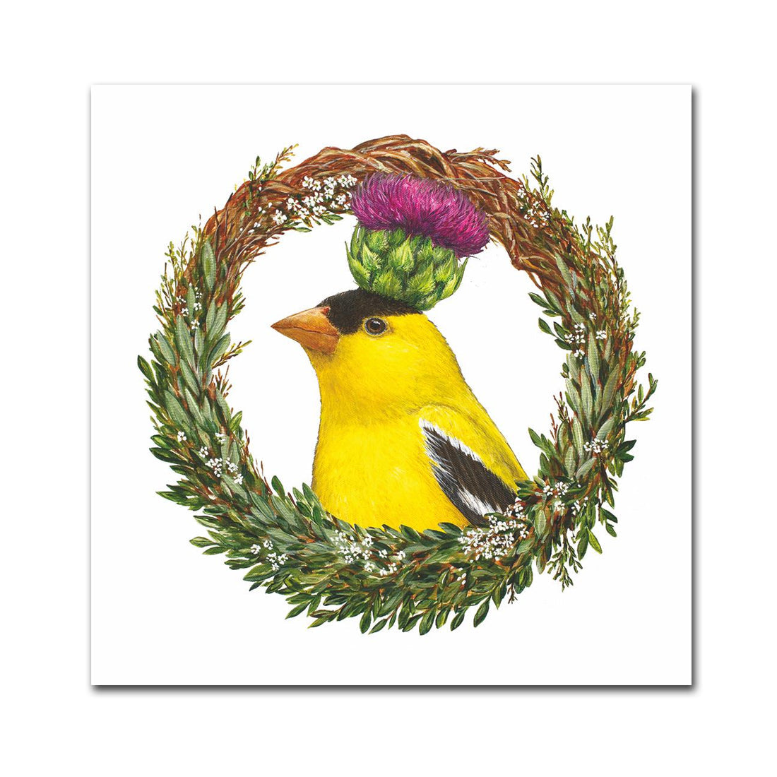 Goldfinch Sydney Paper Beverage Napkins by Vicki Sawyer