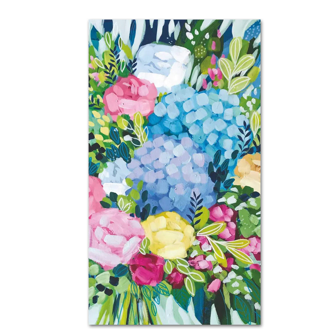Royal Bouquet Paper Guest Towels - Buffet Napkins