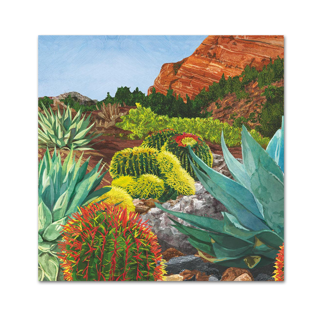 Desert Oasis Paper Beverage Napkins