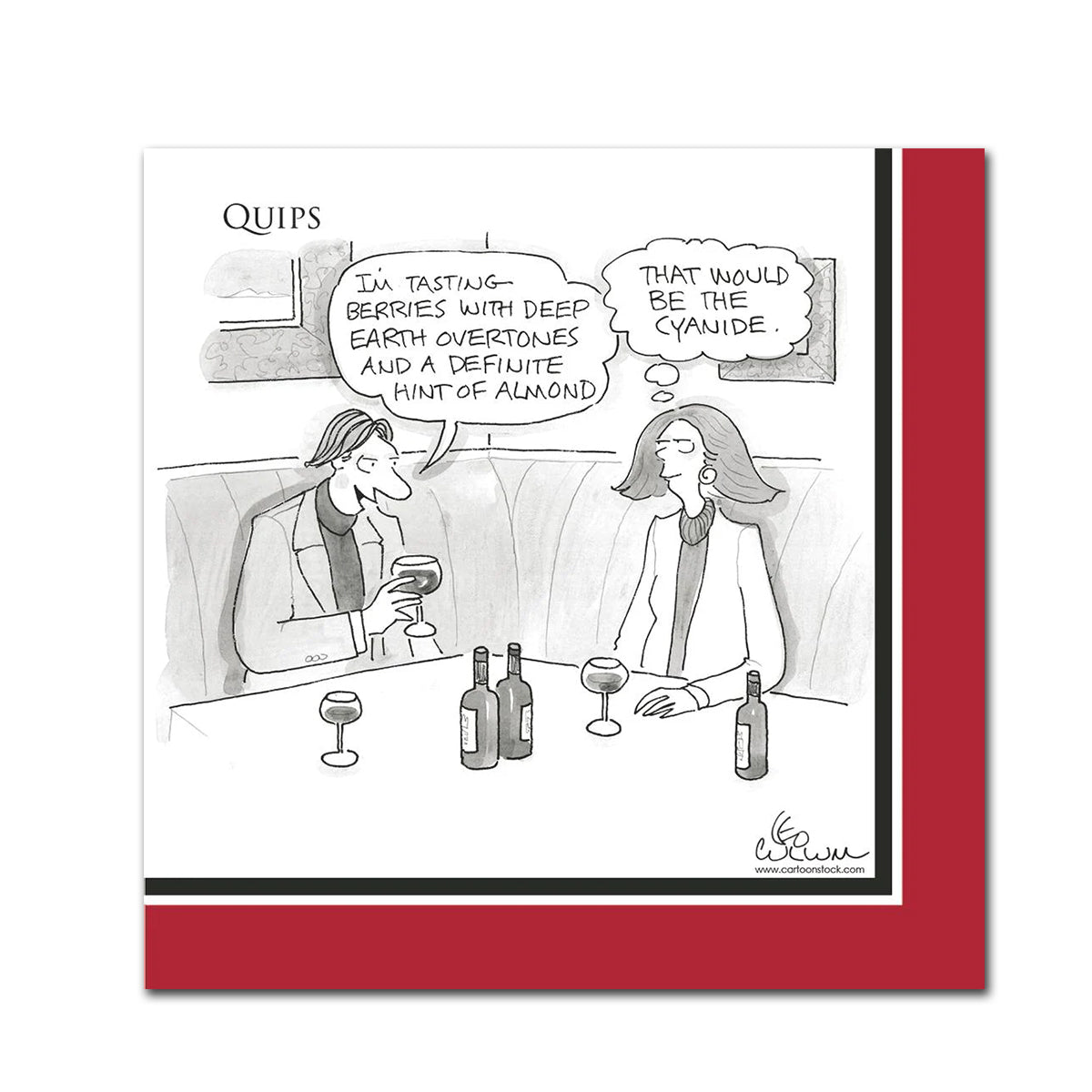 Hint of Almond Funny Cocktail Napkins