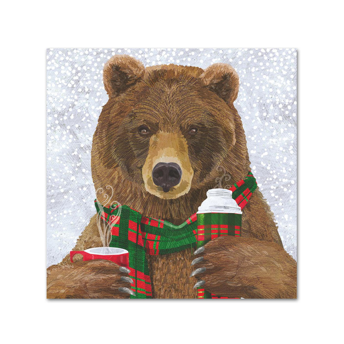 Cocoa Bear Paper Beverage Napkins