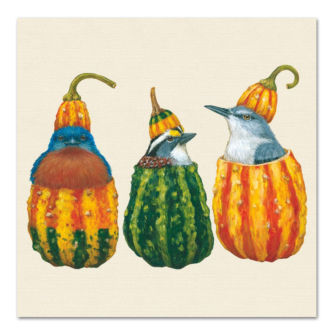 Out of My Gourd Bird Paper Luncheon Napkins by Vicki Sawyer