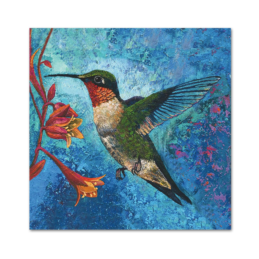 Hummingbird Spiritual Visitor Paper Beverage Napkins